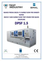 DELTA P AND SURGE FLOW TEST STAND FOR QUICK COUPLING DPSF1.5