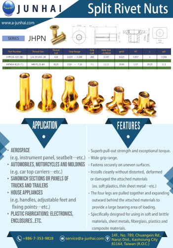 Split Rivet Nut