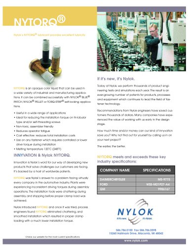 NYTORQ® Lubricant