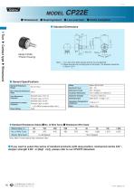 1-turn Wire-wound POT. CP22E