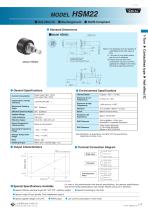 CONTACTLESS POTENTIOMETER HSM22