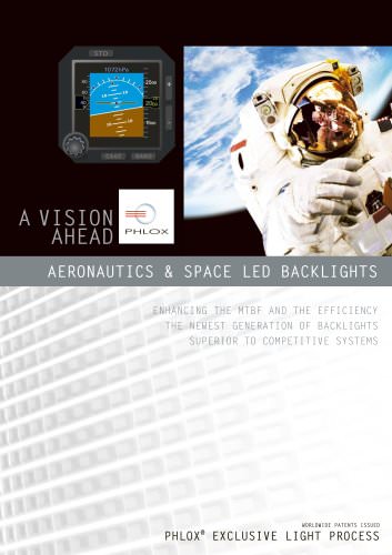 PHLOX® LED Backlights for Aeronautics & Space