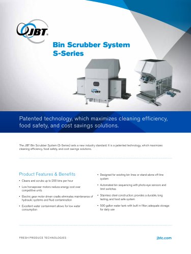 Bin Scrubber System S-Series