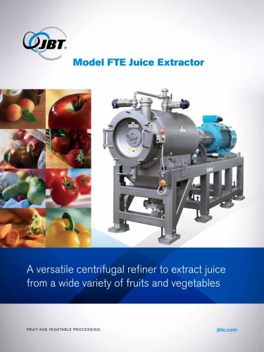 Model FTE Juice Extractor