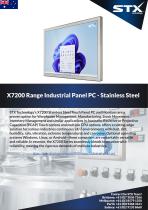 AU X7200 Industrial Panel PC Stainless Steel