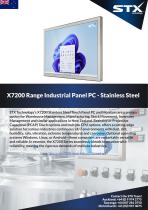 NZ X7200 Industrial Panel PC Stainless Steel