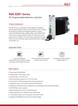 NXI-3201 series Data Sheet programmable dc load acquisition card