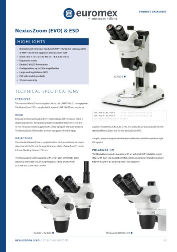 NexiusZoom (EVO) & ESD