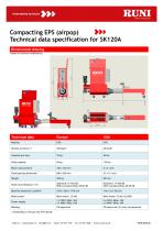 Technical data specification for SK120A