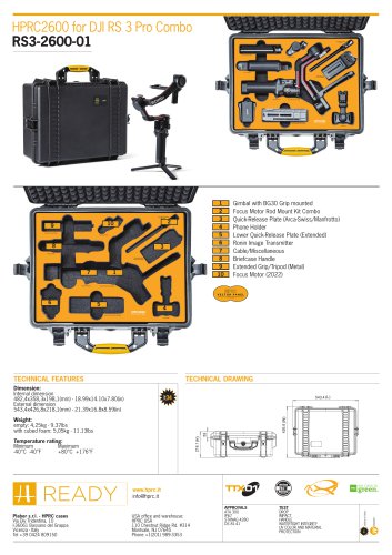 HPRC2600 for DJI RS 3 Pro Combo