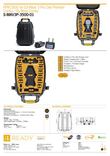 HPRC3500 for DJI Mavic 3 Pro Cine Premium