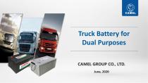 Camel Heavy Truck Dual Purpose Battery 6-QFD series