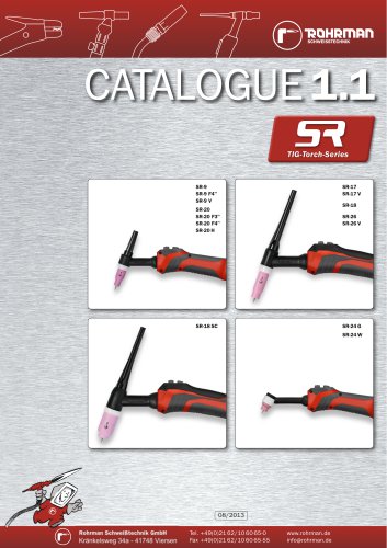 Catalog 1.1. SR