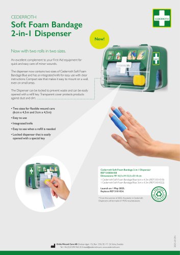 Soft Foam Bandage 2-in-1 Dispenser