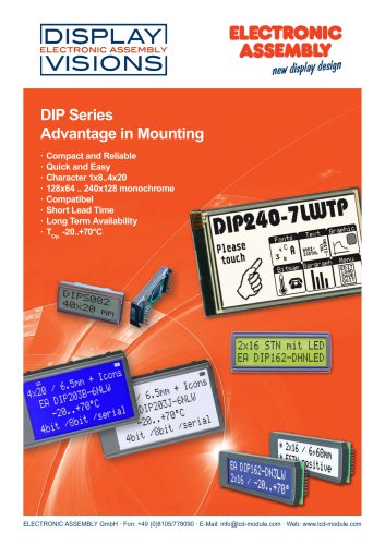 Flyer DIP - Displays for print mount