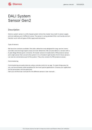 DALI System Sensor Gen2