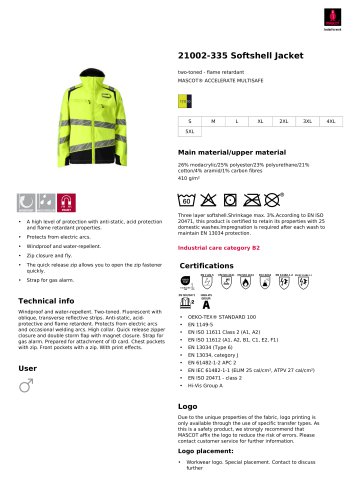 21002-335 Softshell Jacket