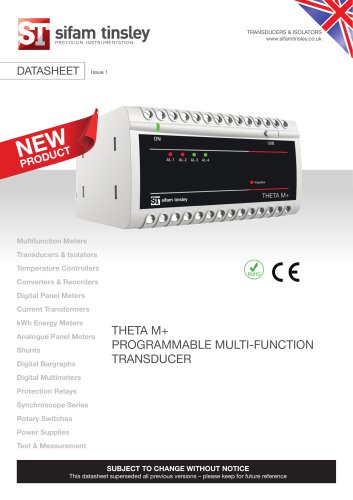 THETA M+ PROGRAMMABLE MULTI-FUNCTION TRANSDUCER