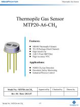 MemsFrontier MTP20-A6-CH4 Thermopile Gas Sensor