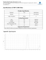 MemsFrontier  NBP 13400 Infrared Filter