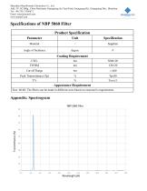 MemsFrontier NBP 5060 Infrared Filter