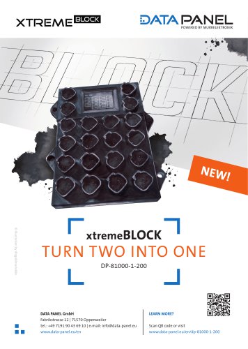 DATA PANEL xtremeBLOCK IO MODULE EN