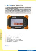 GET-100 Gigabit Ethernet Tester