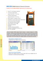 OCC-50 CWDM Optical Channel Checker