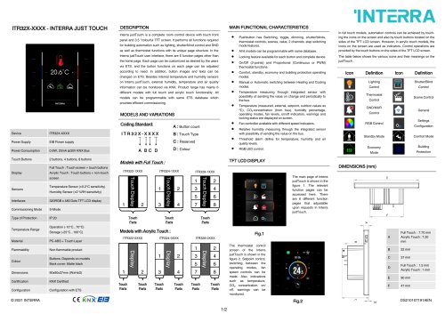 ITR32X-XXXX - INTERRA JUST TOUCH