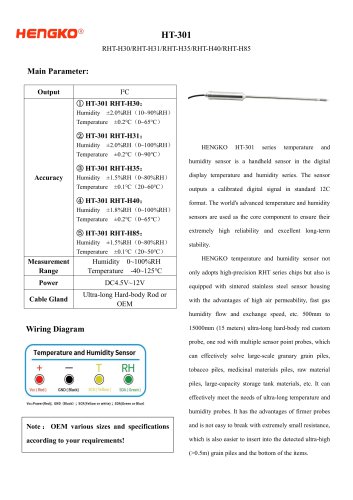 Humidity Sensor Probe HT-301