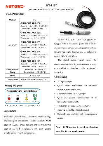 Temperature Humidity Probe HT-P107