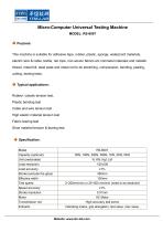 Micro-Computer Universal Testing Machine RS-8007