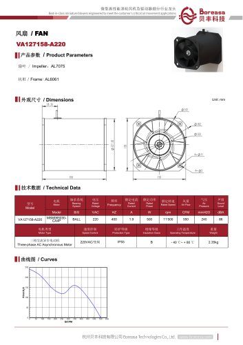 Axial fan VA146178-A380(3)-2