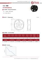 Electronic fan F17151R-243-LA-B