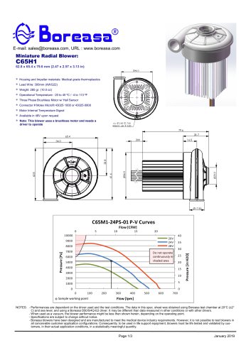 Gas blower C65H1