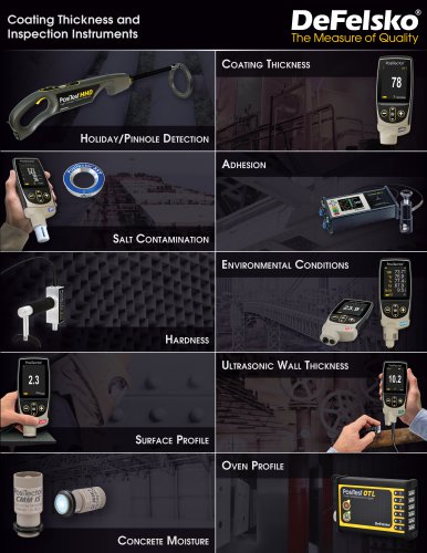 Coating Thickness and Inspection Instruments