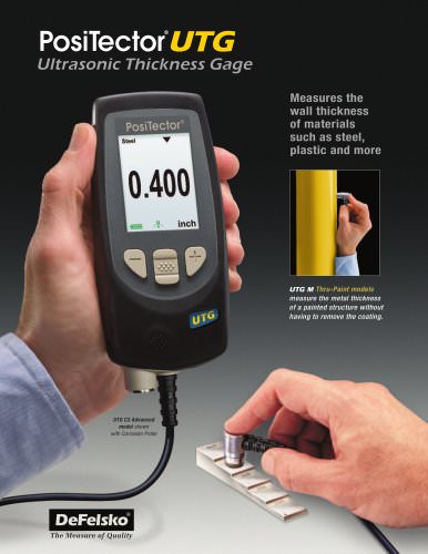 PosiTector Ultrasonic Thickness Gage