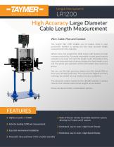 LR1200 High Accuracy Large OD Cable and Pipe Counter