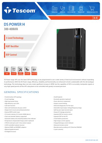 DS POWER H 300-400kVA