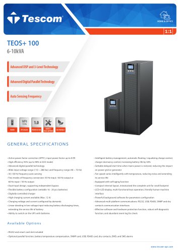 TEOS+ 100 6-10kVA