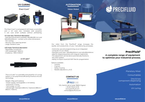 Complete range of dispensing equipments