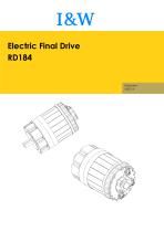 Electric Final Drive RD184