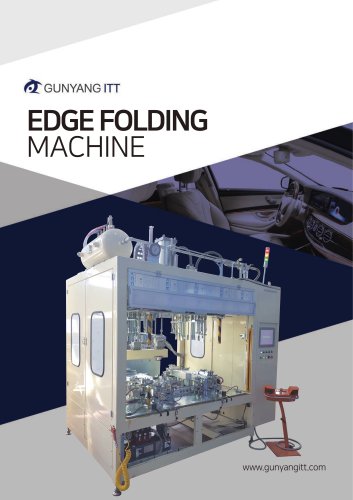 Edgefolding machine.s