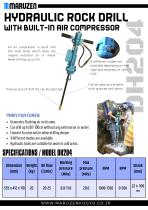 Hydraulic rock drill DH204