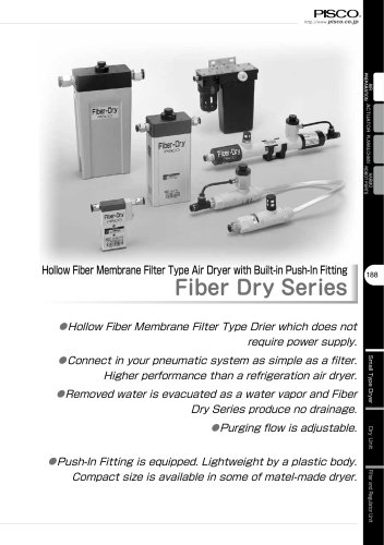 Fiber Membrane Filter Type Air Dryer