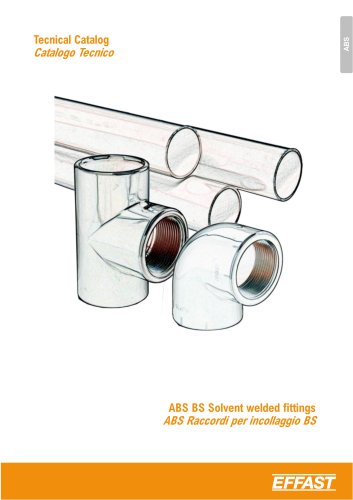 ABS Solvent welded BS fittings