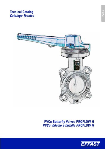 PROFLOW H- PVC-u Butterfly valves