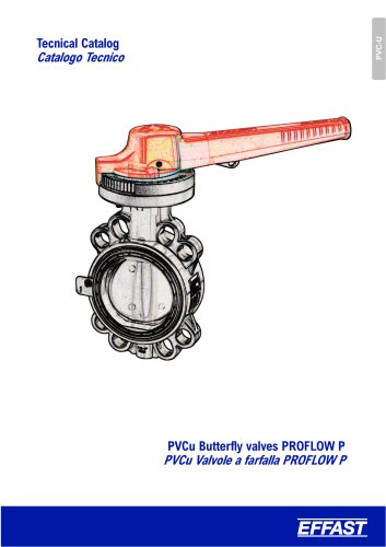 PROFLOW P - PVC-u Butterfly valves