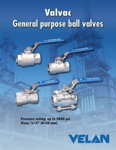 General Purpose ball valves