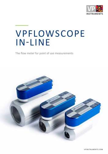 VPFlowScope in-line compressed air flow meter